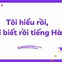 Tôi Biết Rồi Tiếng Anh Nói Sao